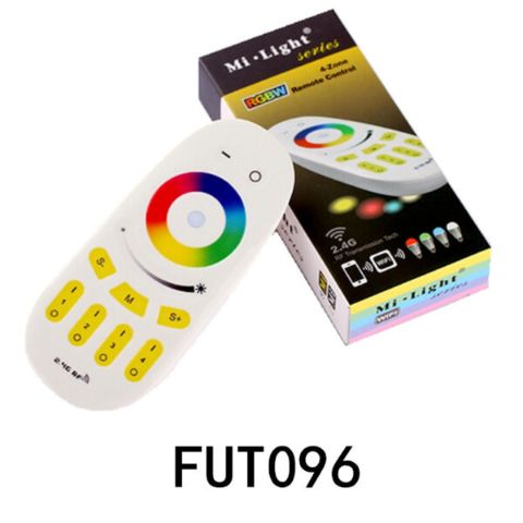 2.4GHZ 4 zone Touch RF RGBW remote control FUT096 and RGBW led controllerÂ fut038