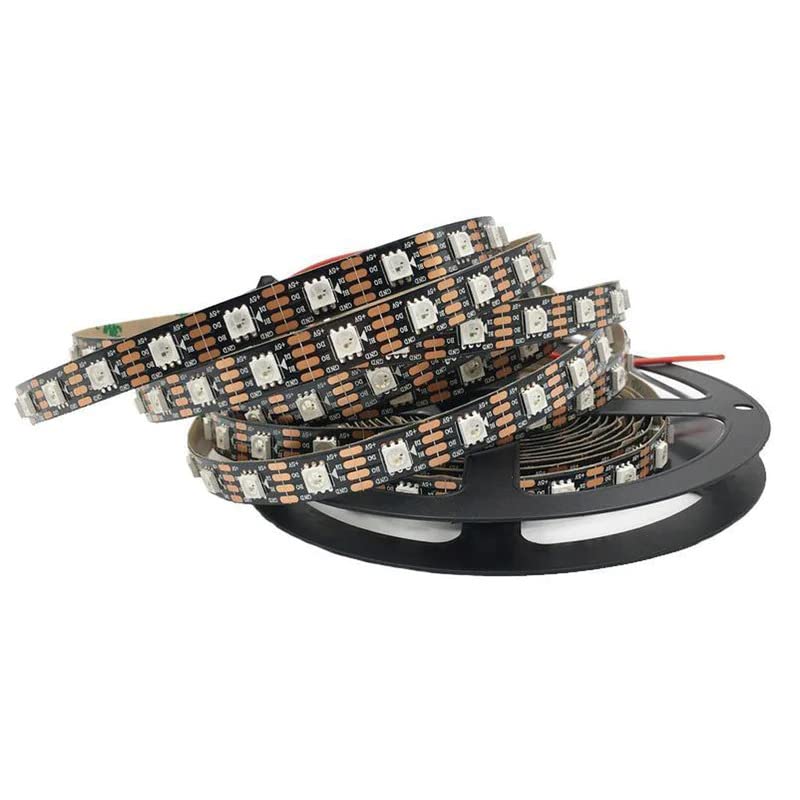 WS2813 Non-Waterproof 60 Pixel/1m Addressable  double data transfer Pixel Strip for Arduino - 5 Meter Strips