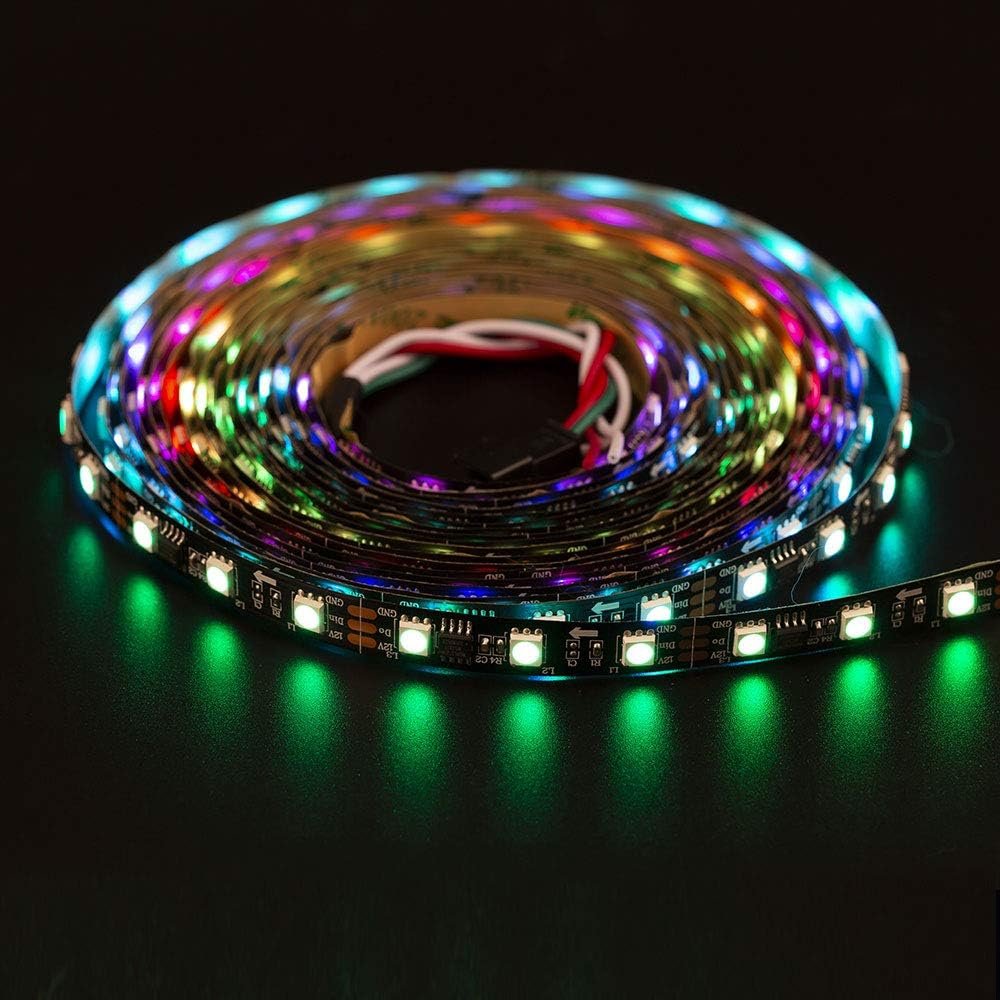 WS2811 Non-Waterproof 60 Pixel/1m Addressable Pixel Strip DC 12v - 5 Meter Strips