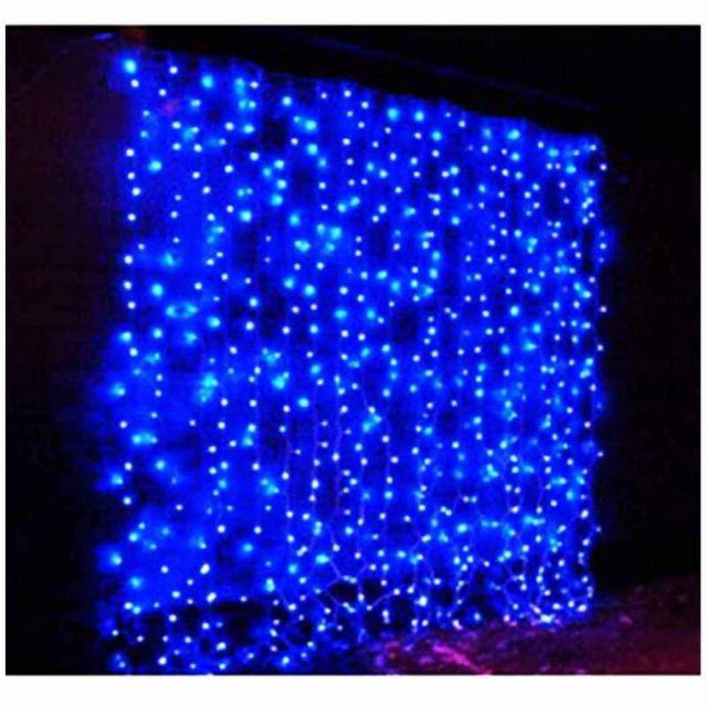 AVE Diwali Blue LED Waterfall Light, Size: 10x10 ft