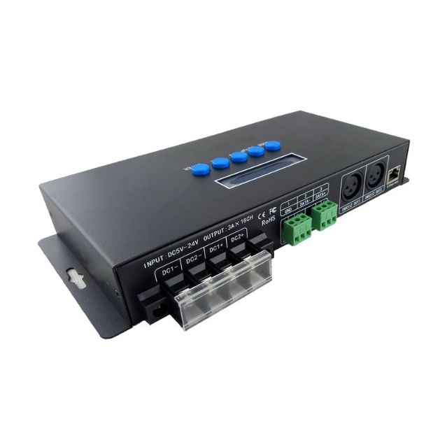 BC-216 Art-net live Ethernet-SPI/DMX512 Light Controller (16 channels, 340 pxs, 5-24 V)