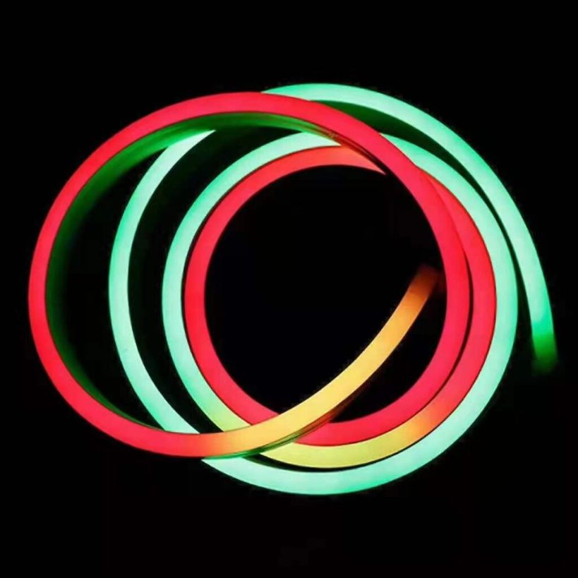 Free Shipping LED Neon Rope Lights RGBW Color 20x20(mm) SPI TM1814  Addressable LED Strip w/ 10Pixels/M 60LEDs/M Flexible Rope Lights  Waterproof