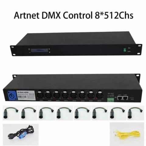 dmx controller led strip led pixel controller U2 U4 U8 U16artnet ws2812 controller