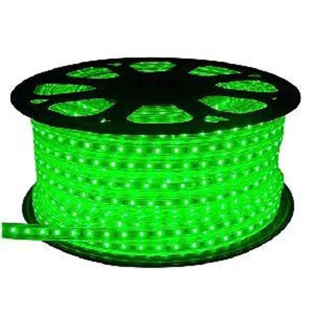 EGK Water Proof LED Rope light Green 25 Mtr with Adapter.
