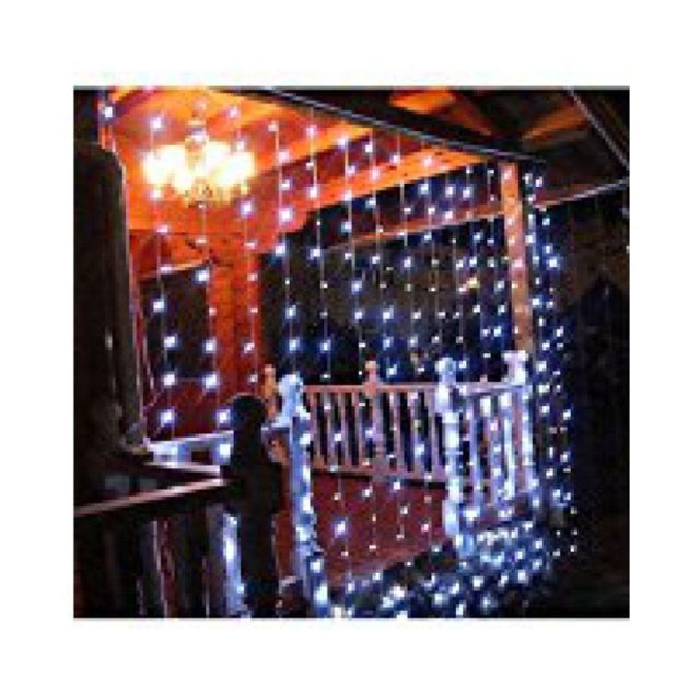 Ever Forever 10X10Ft White Colour Waterfall Style LED Curtain String Light with Controller