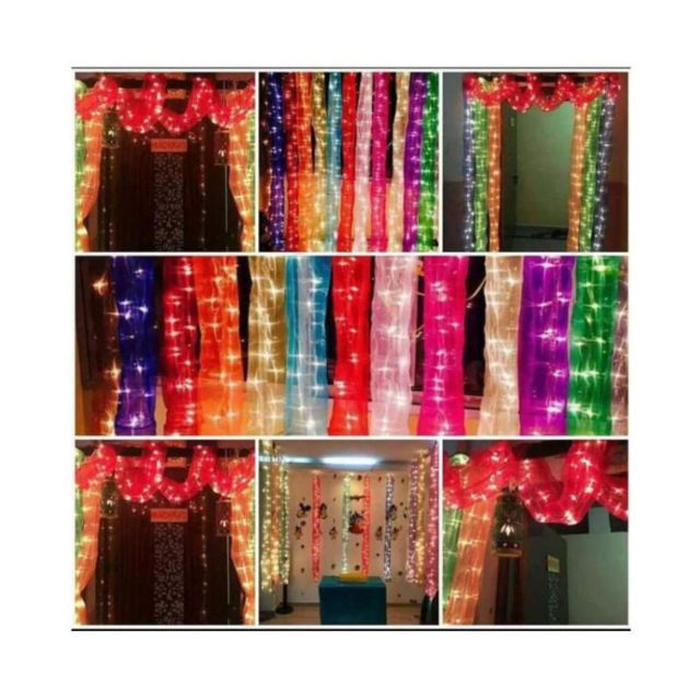 Ever Forever 180X10cm Assorted Colour Curtain String Light (6 Colours)