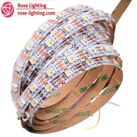 Flexible SK6812 4CH Addressable RGBW 4in1 Led Strip with 8mm width