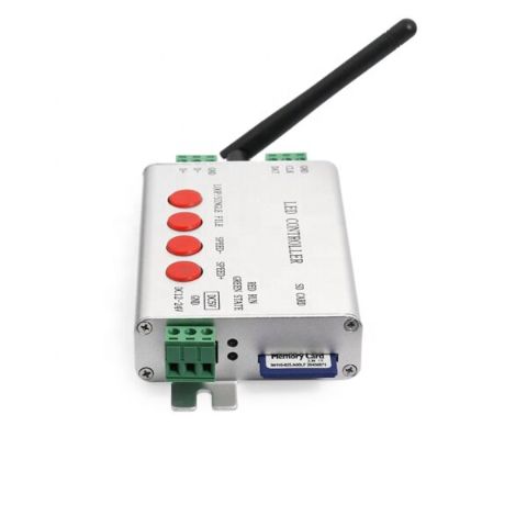 H806SB Wifi SPI Controller 5V 12V-24V 2048 Dots Pixel Programmable LED Controller Wifi