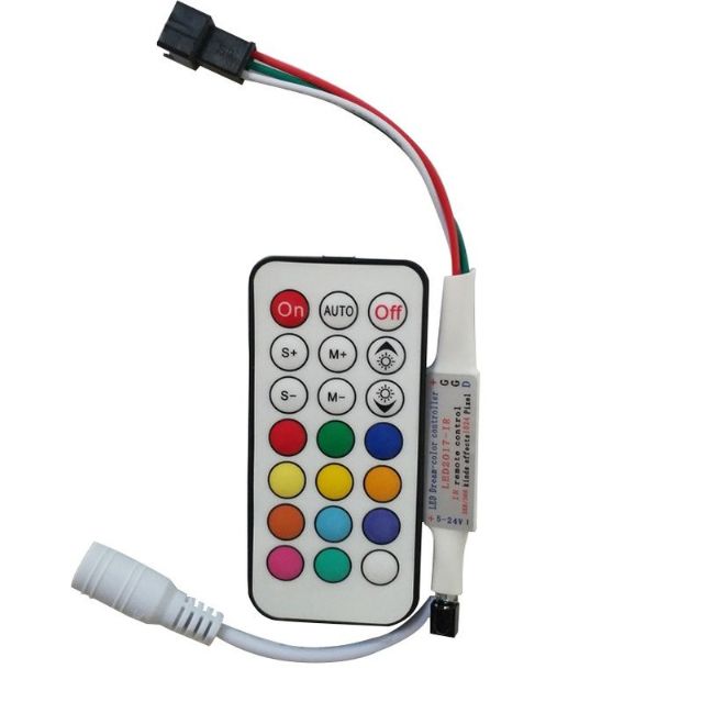 LED Controller with Radio Remote Control LED2017-RF (RGB, 1024 px, 5-24 V)