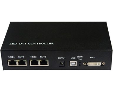 LED DVI controller H803TV LED Master Controller Support 400000 Pixel DMX /SPI LIVE Transmission controller computer or DVI to LED Display