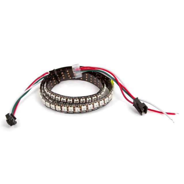 RGB LED Strip SMD5050, WS2812B (with controls, IP20, 144 LEDs/m, 1 m)