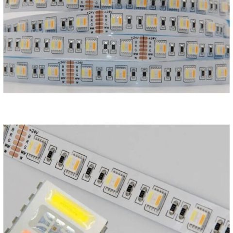 RGBWW 5 in one 5050 LED Strip Dc24V 60leds/M with 12mm width