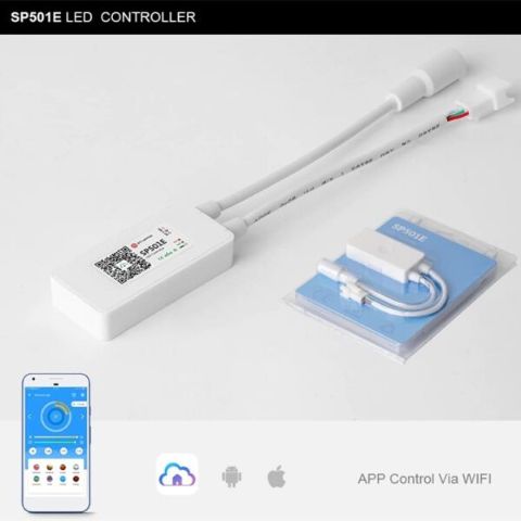 SP501E wifi smart speak led controller works with alexa and google home