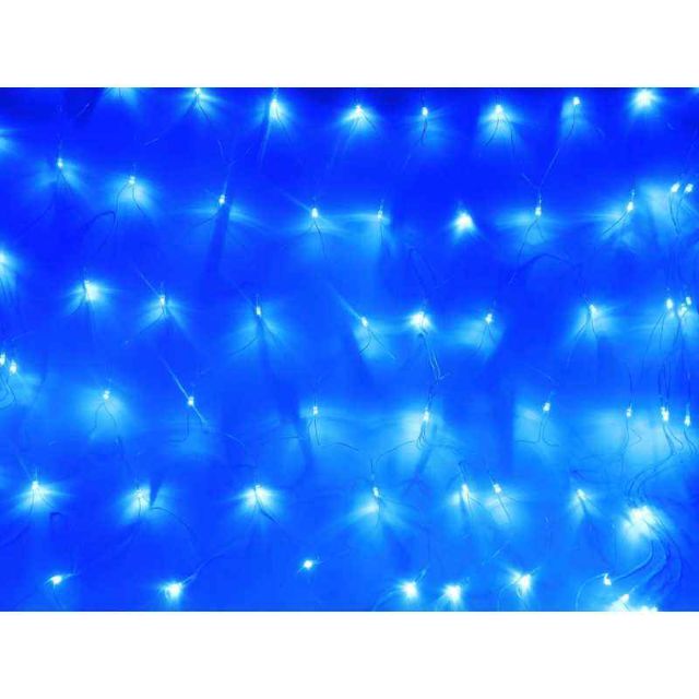 Tucasa Blue LED Net Lite With 4 Level Speed Controller, DW-331