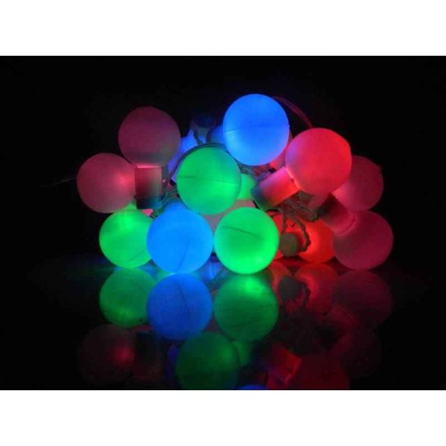 Tucasa Florocent Multi Colour LED Ball String Light, DW-340