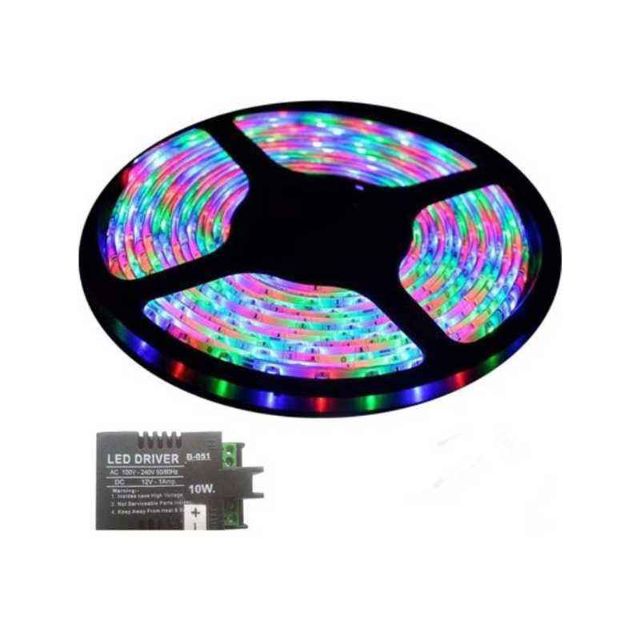 VRCT 3W RGB Decorative Wall LED Strip Light with Adaptor, DL-588