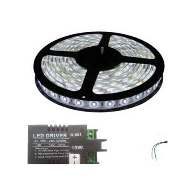 VRCT 3W White Decorative Wall LED Strip Light with Adaptor, DL-584