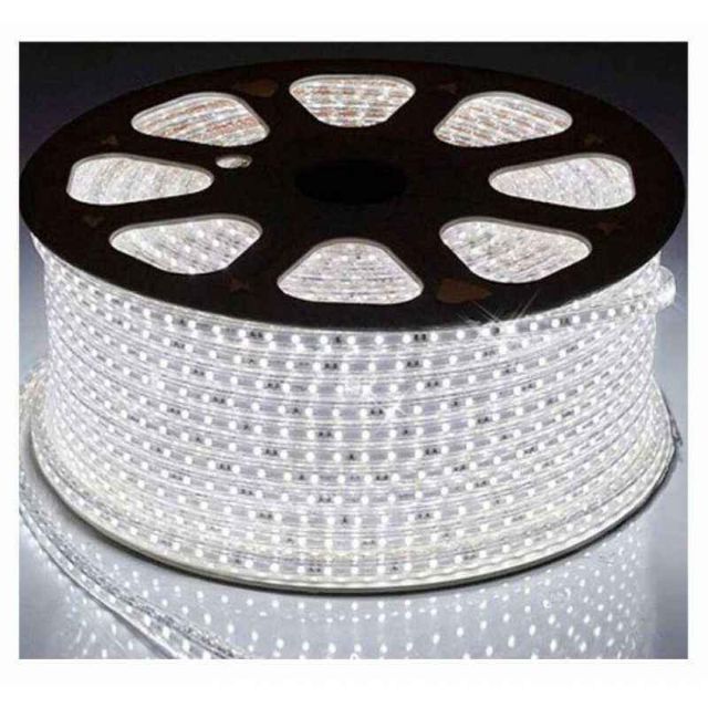 VRCT Classical 19.4m White Waterproof SMD Strip Light with Adaptor, WhiteSMD 19.4